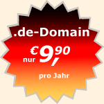 DE-Domains f�r nur �9,90 pro Jahr