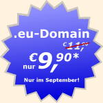 EU-Domains f�r nur �9,90 registrieren